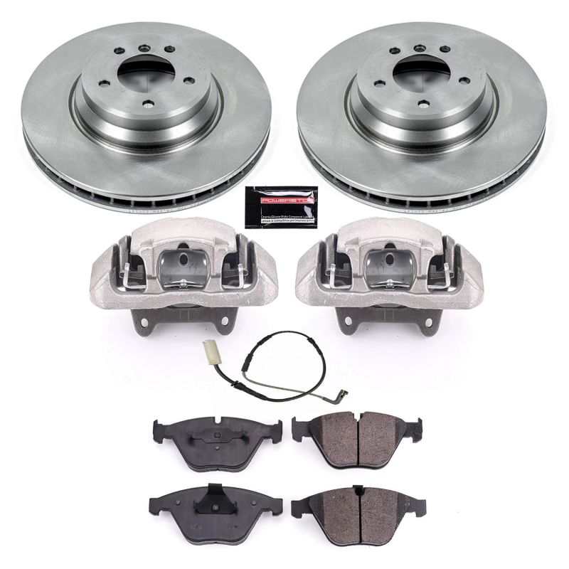 Power Stop 2010 BMW 335i Front Autospecialty Kit w/Cals-Brake Calipers - OE-Grocery Getter Performance