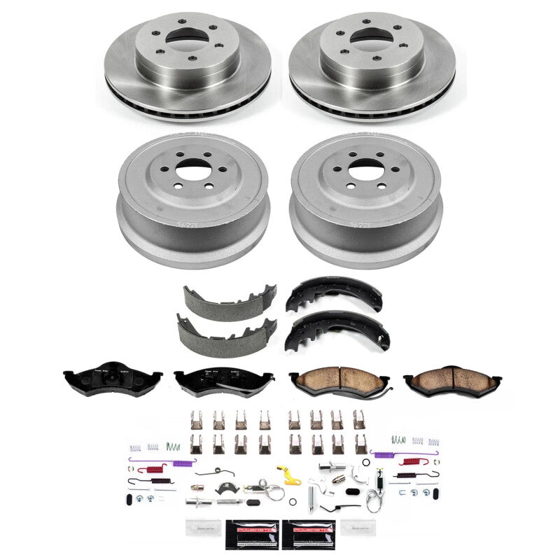 Power Stop 2011 BMW 335d Front Track Day Brake Kit-Brake Kits - Performance Blank-Grocery Getter Performance
