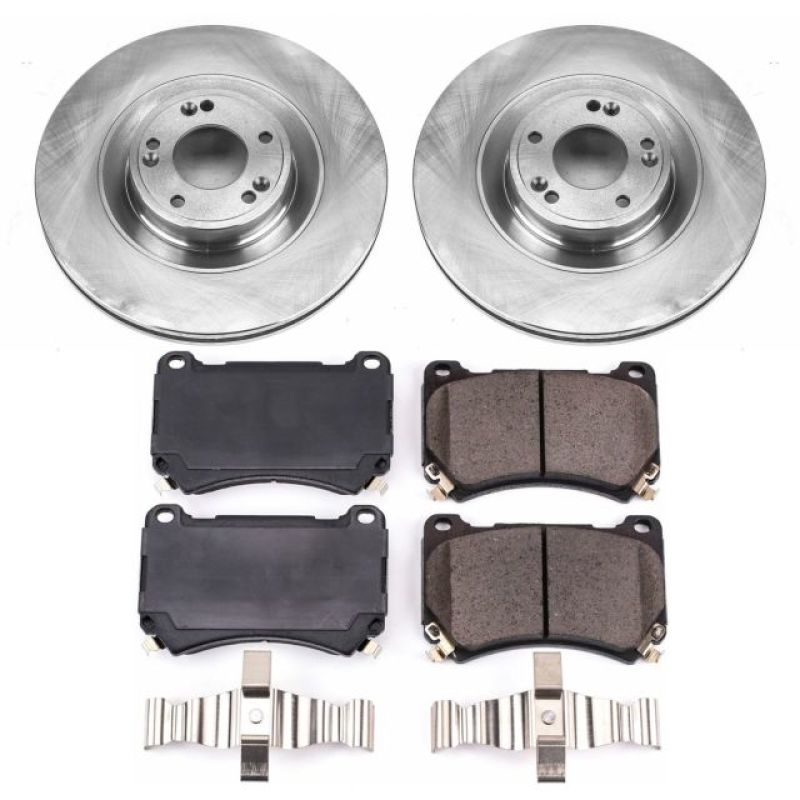 Power Stop 2011 Hyundai Equus Front Autospecialty Brake Kit-Brake Kits - OE-Grocery Getter Performance