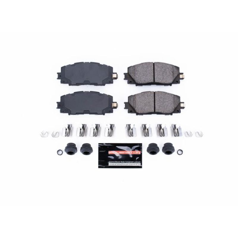 Power Stop 2013 Scion iQ Front Z23 Evolution Sport Brake Pads w/Hardware-Brake Pads - Performance-Grocery Getter Performance