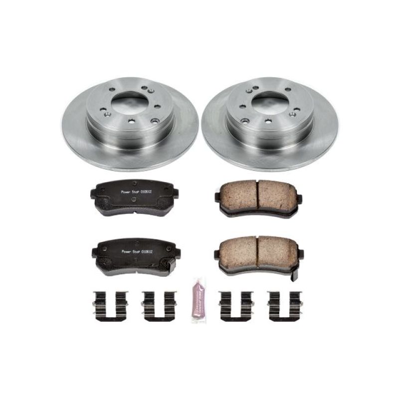Power Stop 2015 Hyundai Sonata Rear Autospecialty Brake Kit-Brake Kits - OE-Grocery Getter Performance