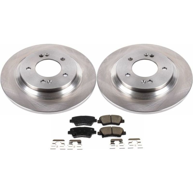 Power Stop 2015 Hyundai Sonata Rear Autospecialty Brake Kit-Brake Kits - OE-Grocery Getter Performance