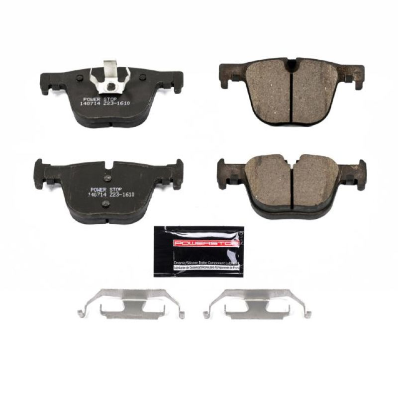 Power Stop 2016 BMW 328i Rear Z23 Evolution Sport Brake Pads w/Hardware-Brake Pads - Performance-Grocery Getter Performance