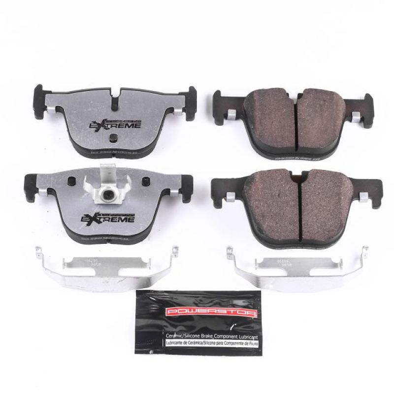 Power Stop 2016 BMW 328i Rear Z26 Extreme Street Brake Pads w/Hardware-Brake Pads - Performance-Grocery Getter Performance