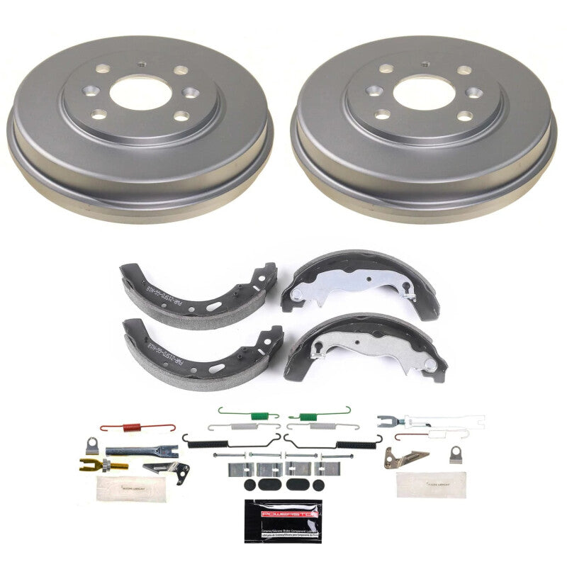 Power Stop 2016 Scion iA Rear Autospecialty Drum Kit-Brake Drums-Grocery Getter Performance