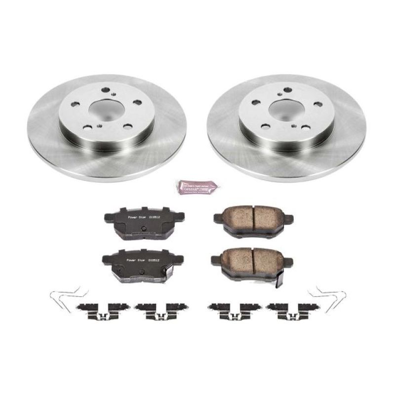 Power Stop 2016 Scion iM Rear Autospecialty Brake Kit-Brake Kits - OE-Grocery Getter Performance