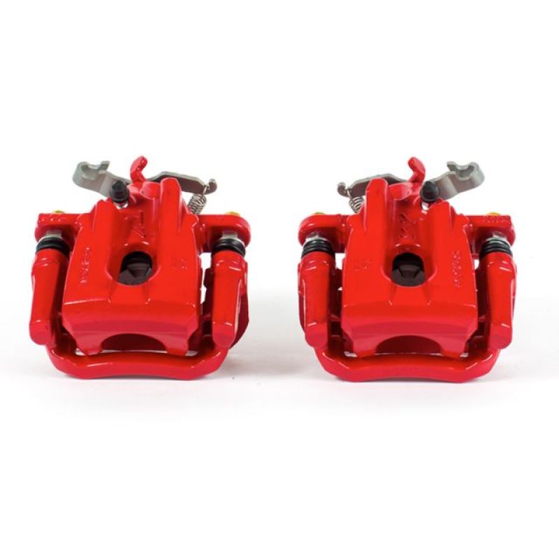 Power Stop 2016 Scion iM Rear Red Calipers w/Brackets - Pair-Brake Calipers - Perf-Grocery Getter Performance