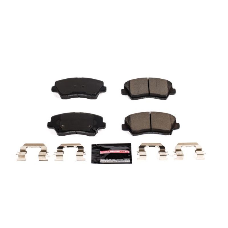 Power Stop 2017 Hyundai Elantra GT Front Z23 Evolution Sport Brake Pads w/Hardware-Brake Pads - Performance-Grocery Getter Performance