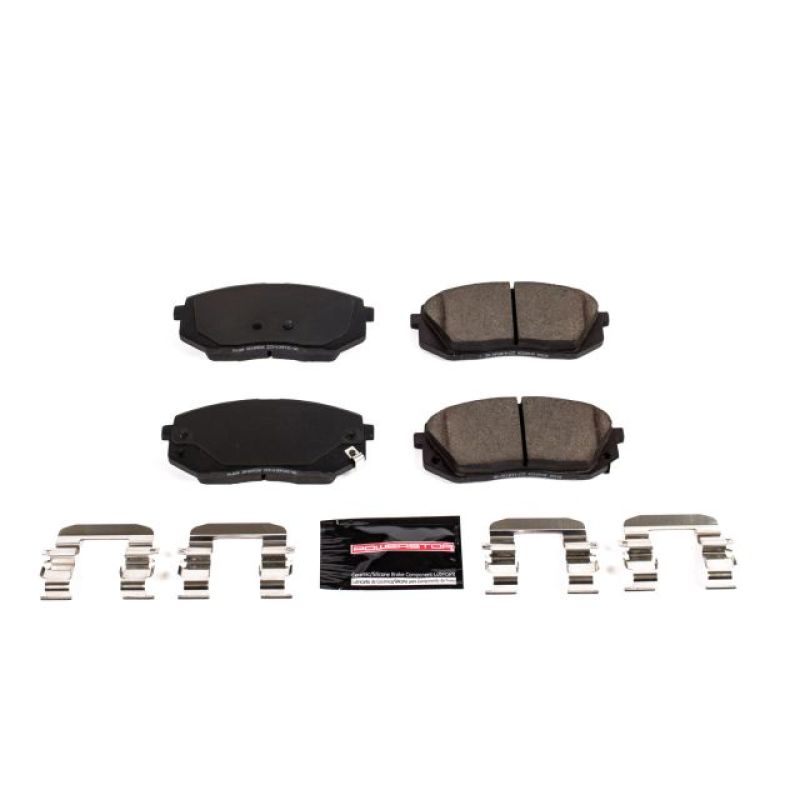 Power Stop 2018 Hyundai Elantra GT Front Z23 Evolution Sport Brake Pads w/Hardware-Brake Pads - Performance-Grocery Getter Performance