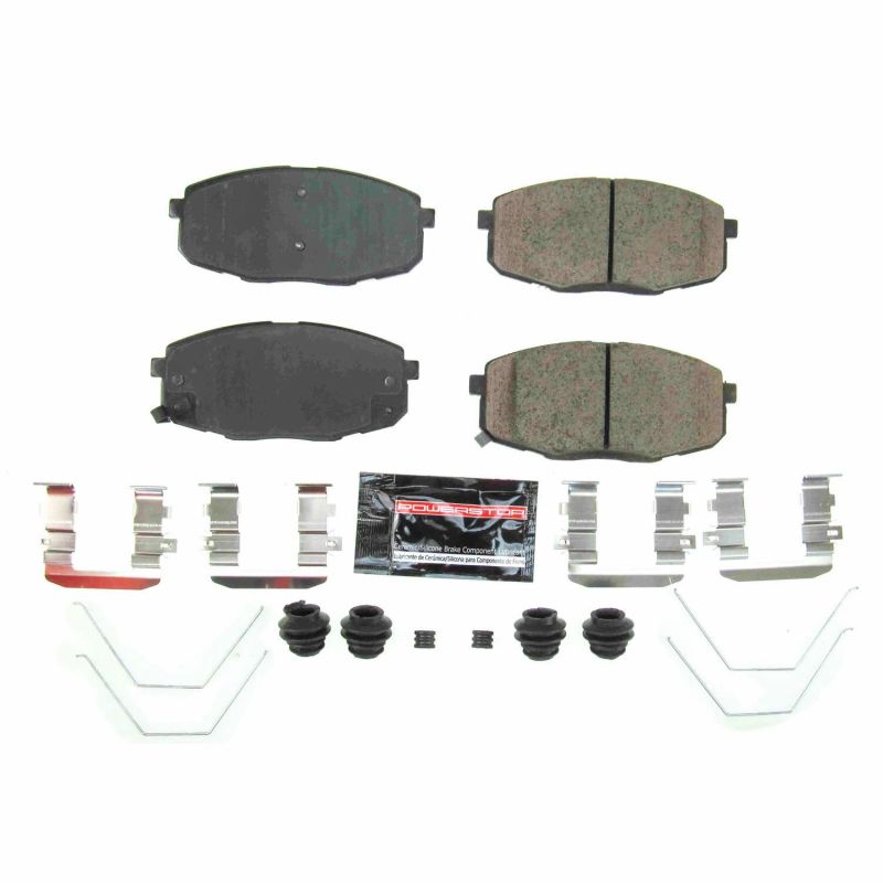 Power Stop 2018 Hyundai Elantra GT Front Z23 Evolution Sport Brake Pads w/Hardware-Brake Pads - Performance-Grocery Getter Performance
