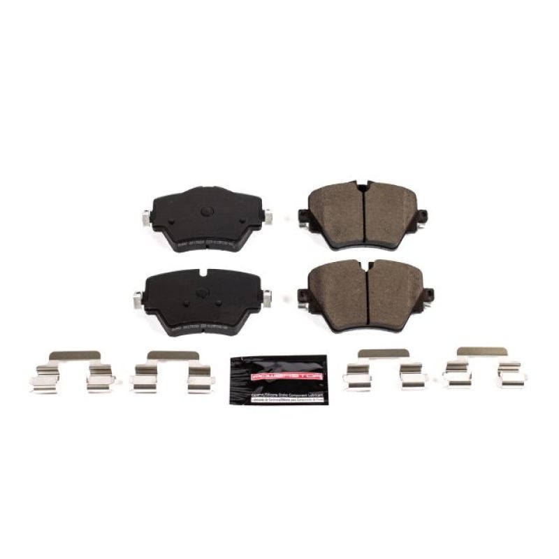 Power Stop 2019 BMW 330i Front Z23 Evolution Sport Brake Pads w/Hardware-Brake Pads - Performance-Grocery Getter Performance