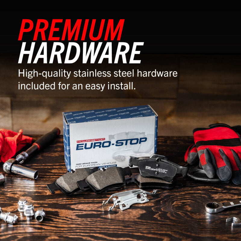 Power Stop 2019 BMW X6 Rear Euro-Stop Brake Kit-Brake Kits - OE-Grocery Getter Performance