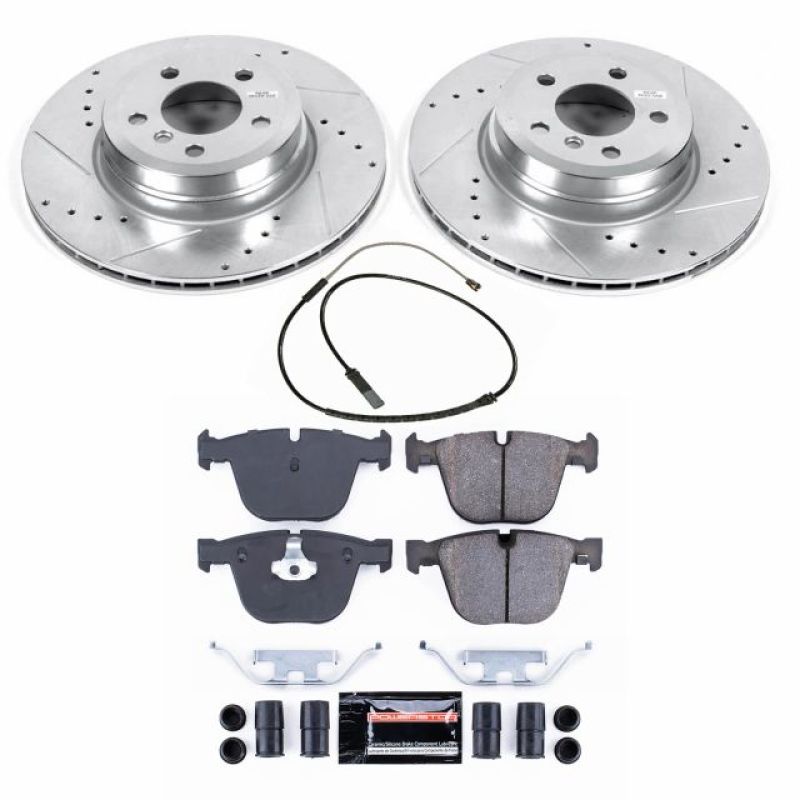 Power Stop 2019 BMW X6 Rear Z23 Evolution Sport Brake Kit-Brake Kits - Performance D&S-Grocery Getter Performance