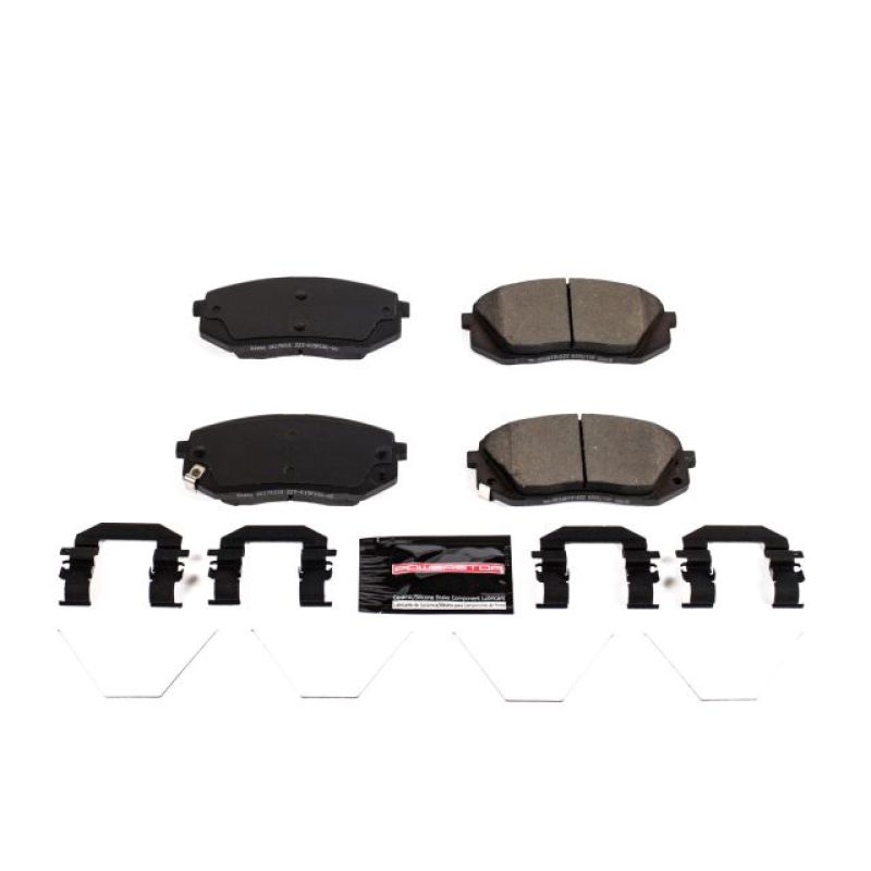 Power Stop 2019 Hyundai Elantra GT Front Z23 Evolution Sport Brake Pads w/Hardware-Brake Pads - Performance-Grocery Getter Performance