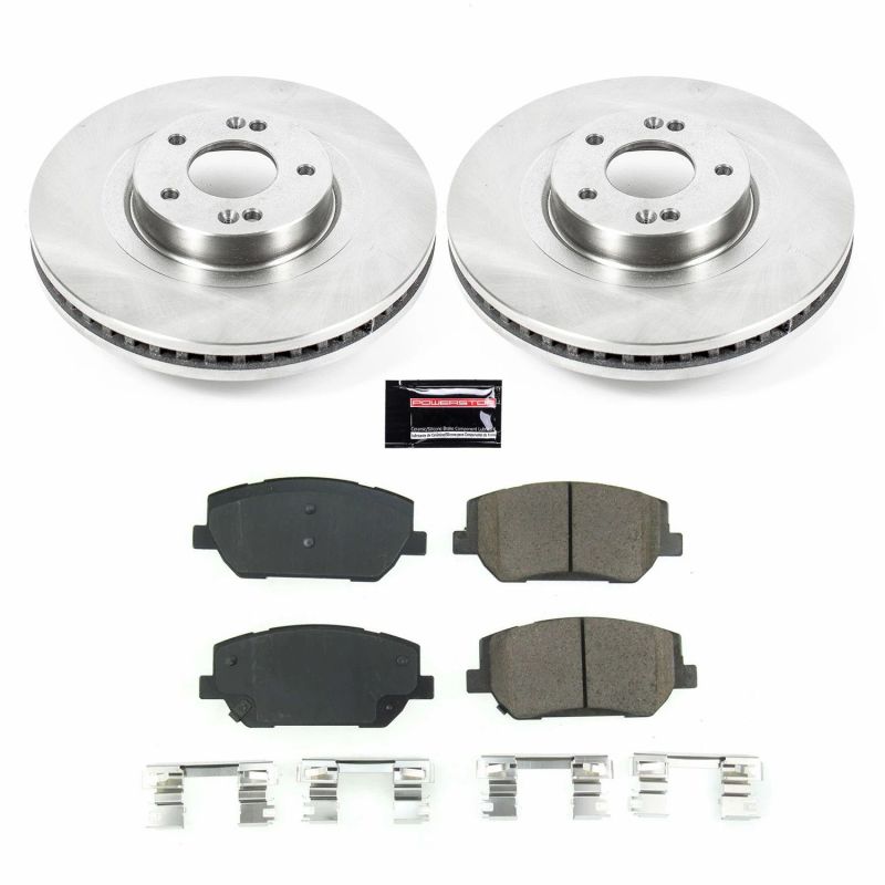 Power Stop 2019 Hyundai Santa Fe Front Autospecialty Brake Kit-Brake Kits - OE-Grocery Getter Performance