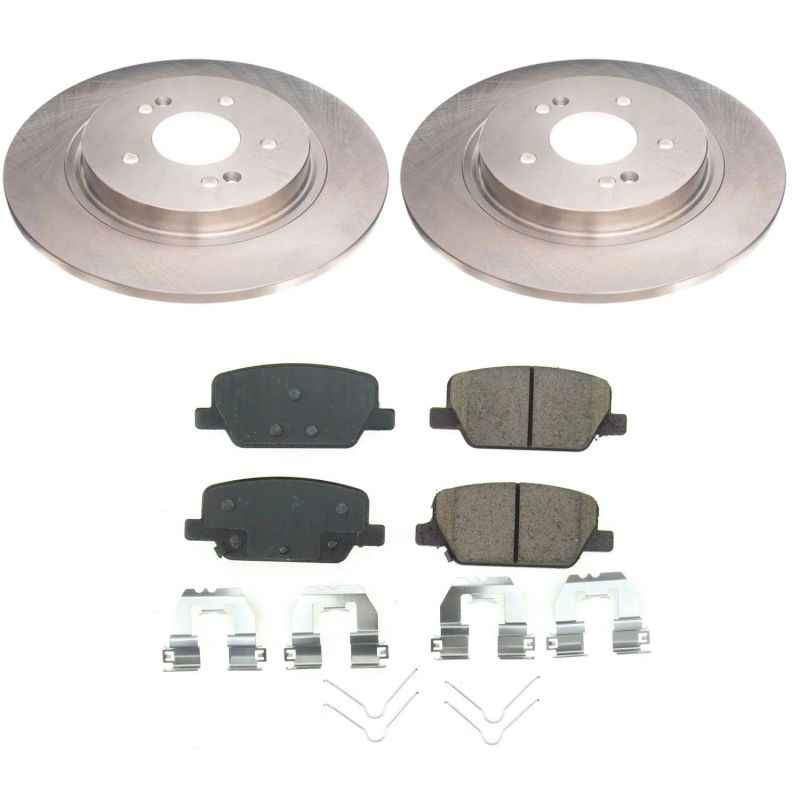 Power Stop 2019 Hyundai Santa Fe Rear Autospecialty Brake Kit-Brake Kits - OE-Grocery Getter Performance