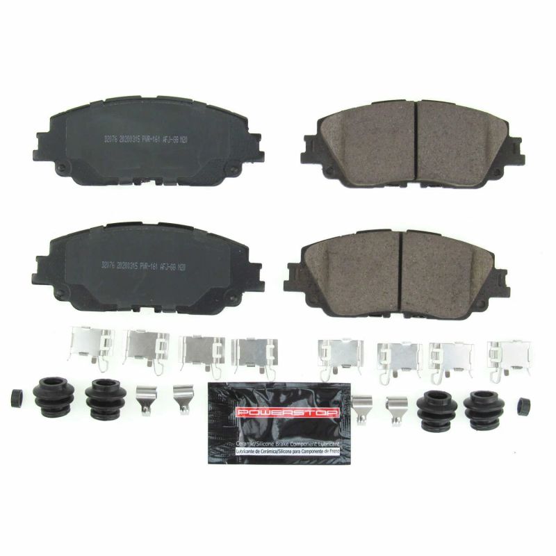 Power Stop 2019 Lexus ES300h Front Z23 Evolution Sport Brake Pads w/Hardware-Brake Pads - Performance-Grocery Getter Performance