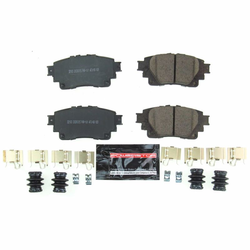 Power Stop 2019 Toyota Corolla Rear Z23 Evolution Sport Brake Pads w/Hardware-Brake Pads - Performance-Grocery Getter Performance