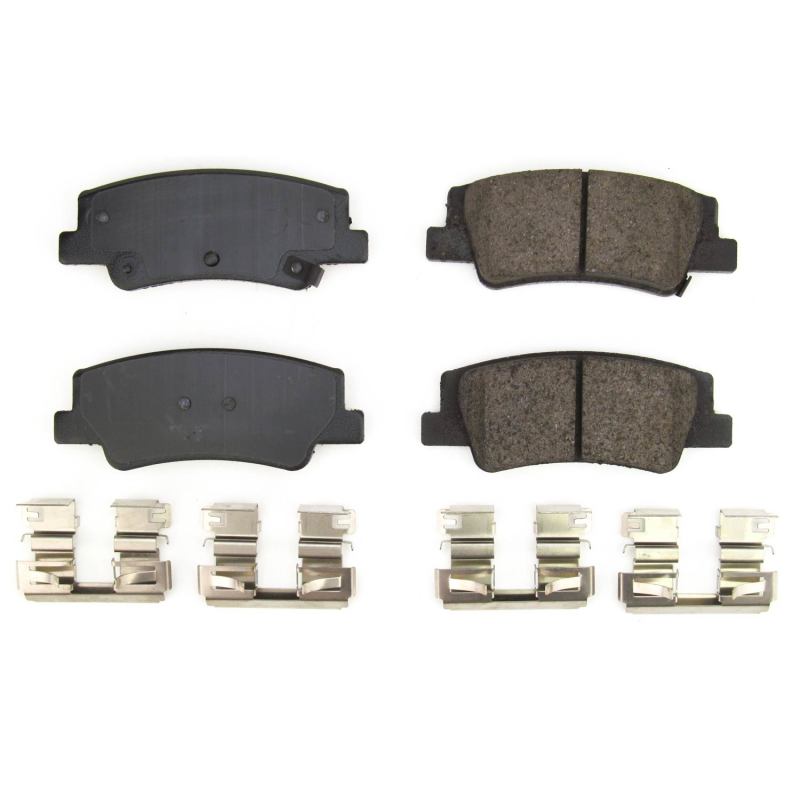 Power Stop 2021 Kia K5 Rear Z17 Evo Ceramic Pad w/Hardware-Brake Pads - OE-Grocery Getter Performance