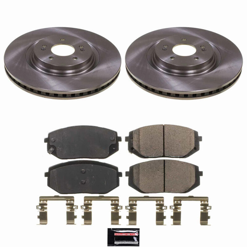 Power Stop 21-23 Hyundai Sonata Front Autospecialty Brake Kit-Brake Kits - OE-Grocery Getter Performance