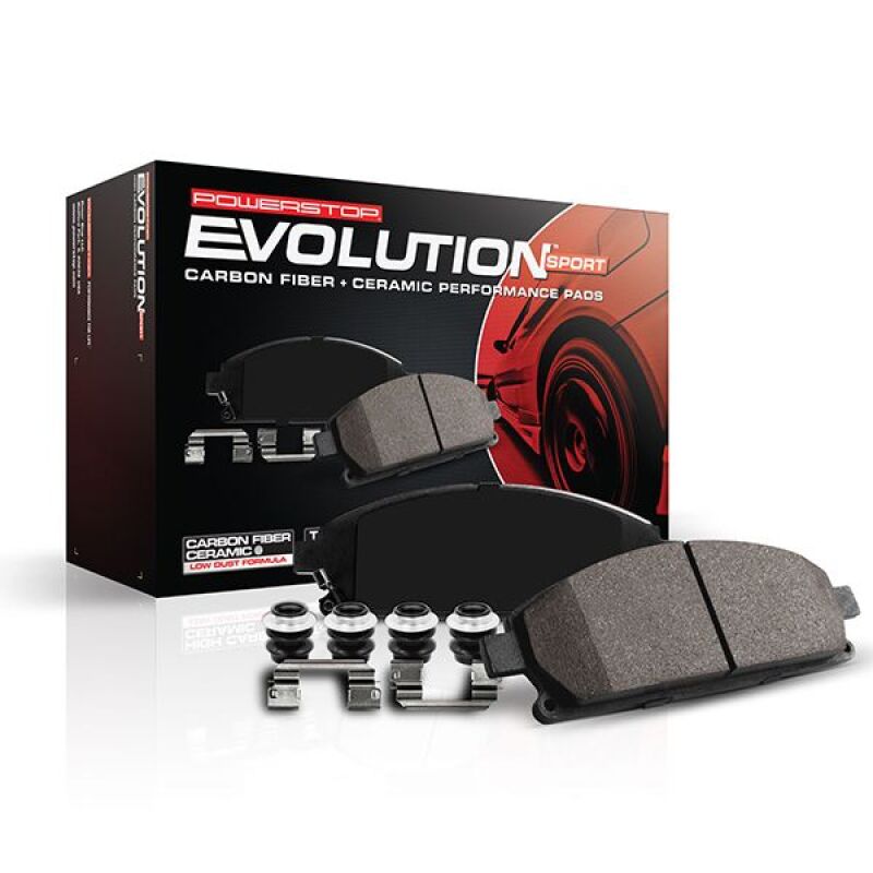 Power Stop 22-23 Hyundai Ioniq 5 Front Z23 Evo Sport Pad w/Hardware-Brake Pads - Performance-Grocery Getter Performance