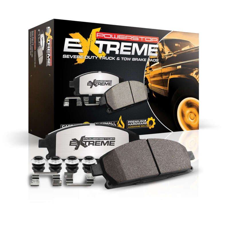Power Stop 22-24 Jeep Grand Cherokee L Front Z36 Truck & Tow Pad w/Hardware - Grocery Getter Performance