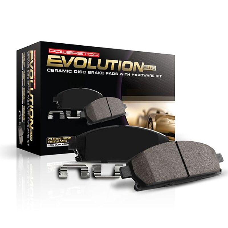 Power Stop 23-24 Toyota GR Corolla Front Z17 Evo Ceramic Pad w/Hardware-Brake Pads - OE-Grocery Getter Performance