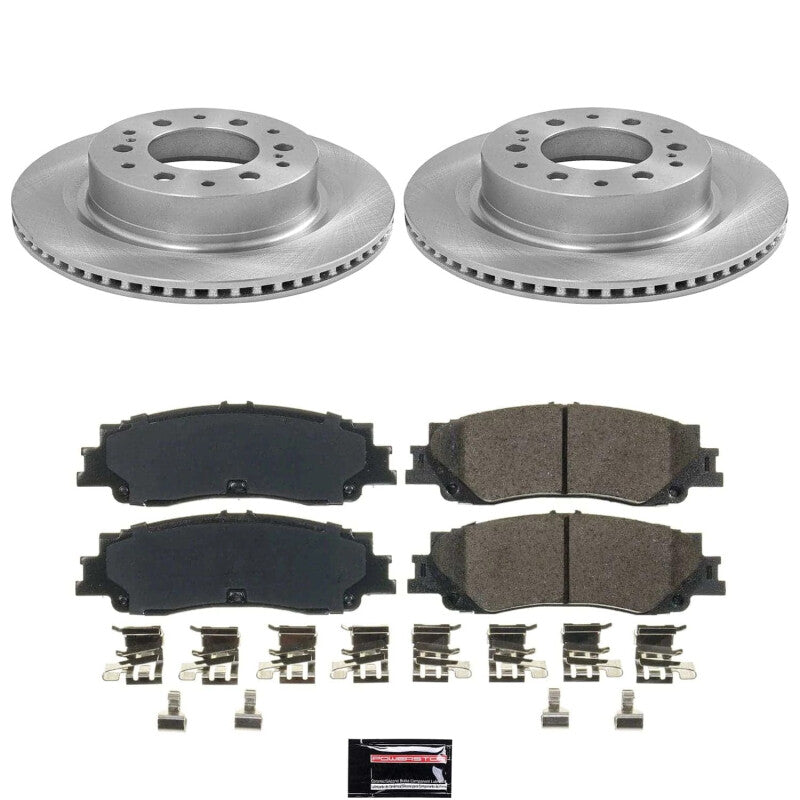 Power Stop 23-24 Toyota Sequoia Rear Autospecialty Brake Kit-Brake Kits - OE-Grocery Getter Performance