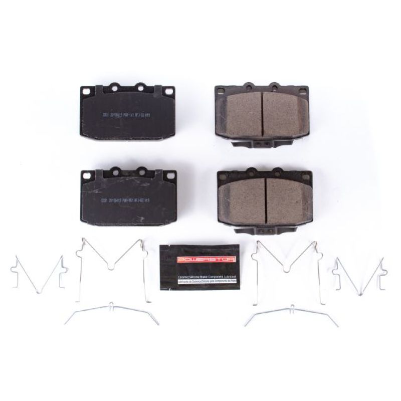 Power Stop 86-91 Mazda RX-7 Front Z23 Evolution Sport Brake Pads w/Hardware-Brake Pads - Performance-Grocery Getter Performance