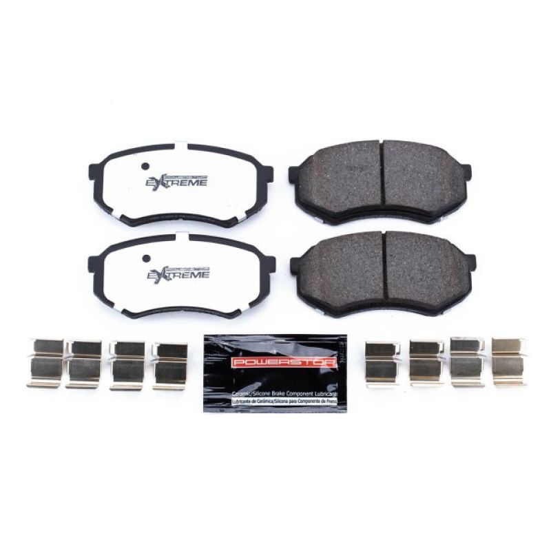 Power Stop 88-91 Mazda 929 Front Z36 Truck & Tow Brake Pads w/Hardware-Brake Pads - Performance-Grocery Getter Performance