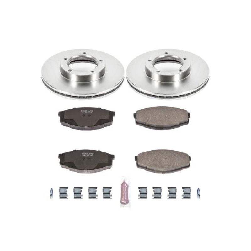 Power Stop 89-95 Toyota Pickup Front Autospecialty Brake Kit-Brake Kits - OE-Grocery Getter Performance