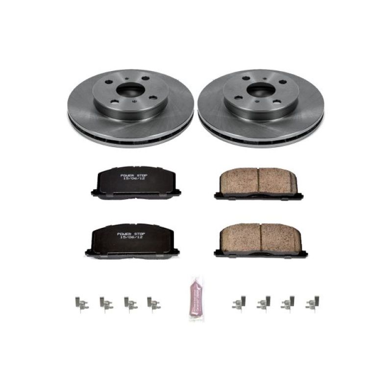 Power Stop 90-91 Toyota Celica Front Autospecialty Brake Kit-Brake Kits - OE-Grocery Getter Performance