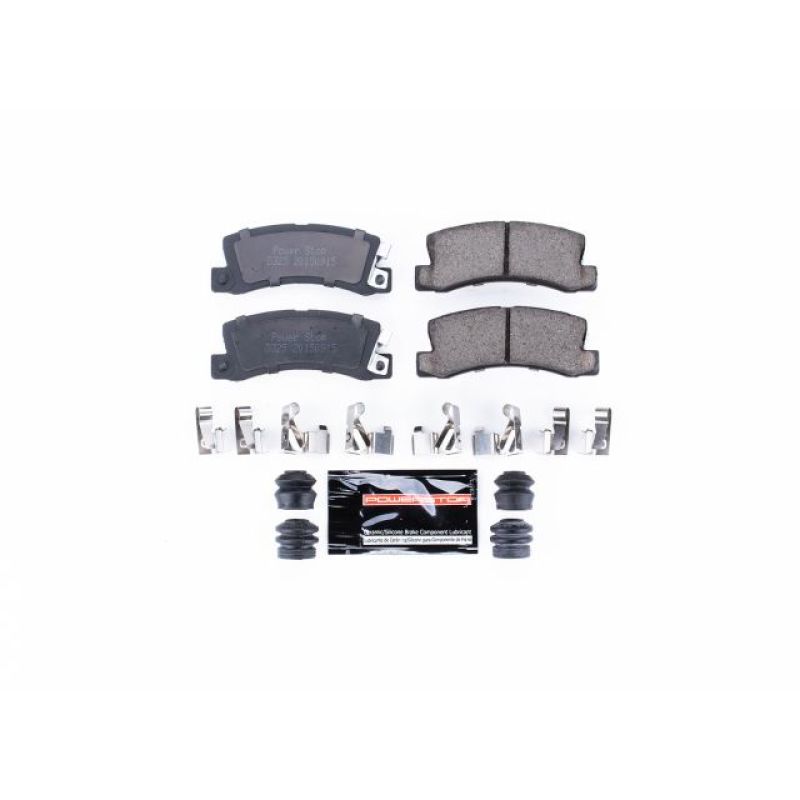Power Stop 90-92 Geo Prizm Rear Z23 Evolution Sport Brake Pads w/Hardware-Brake Pads - Performance-Grocery Getter Performance
