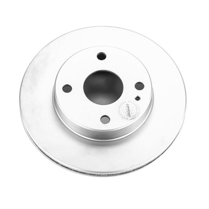 Power Stop 90-93 Mazda Miata Front Evolution Geomet Coated Rotor-Brake Rotors - OE - Cryo-Grocery Getter Performance