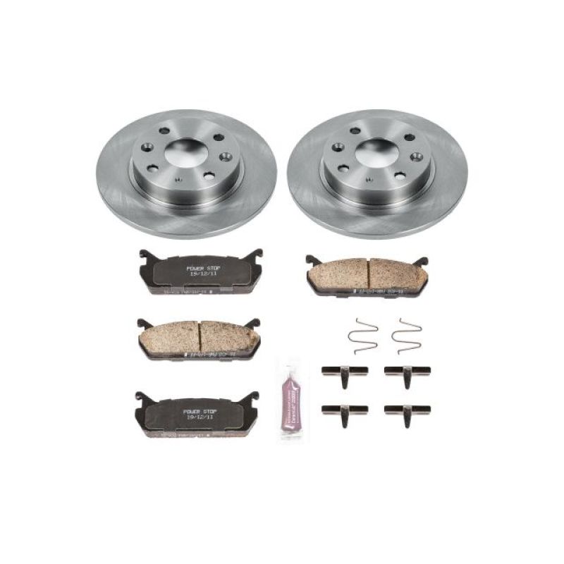 Power Stop 90-93 Mazda Miata Rear Autospecialty Brake Kit-Brake Kits - OE-Grocery Getter Performance