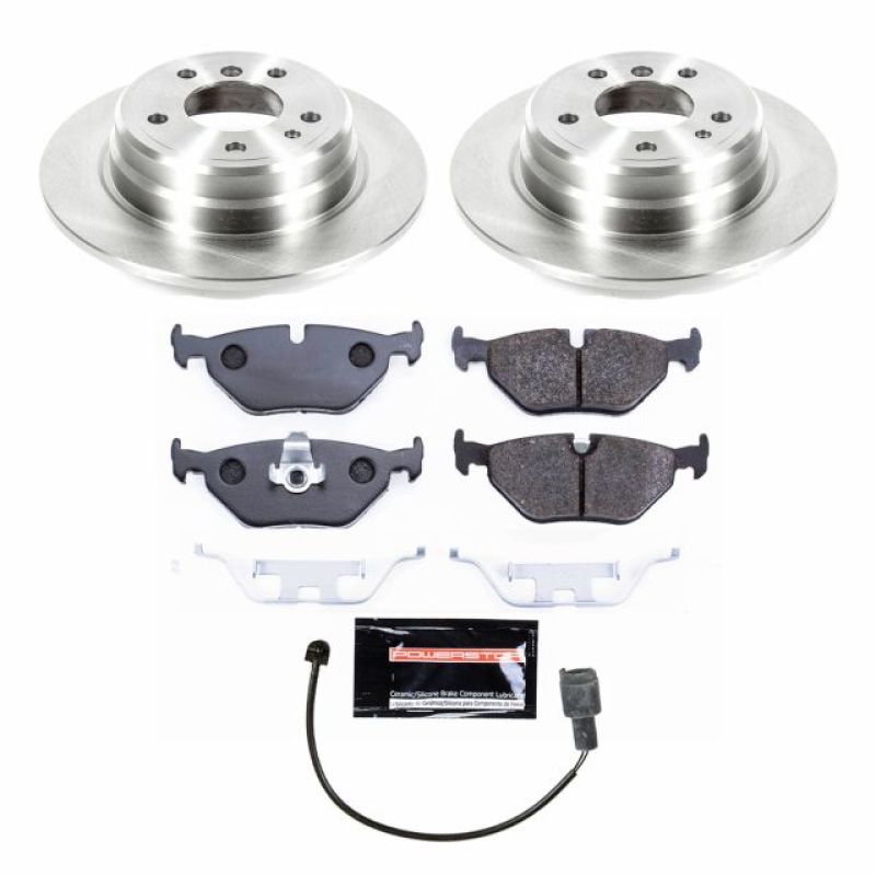 Power Stop 90-95 BMW 525i Rear Track Day Brake Kit-Brake Kits - Performance Blank-Grocery Getter Performance