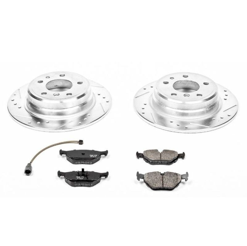 Power Stop 90-95 BMW 525i Rear Z23 Evolution Sport Brake Kit-Brake Kits - Performance D&S-Grocery Getter Performance