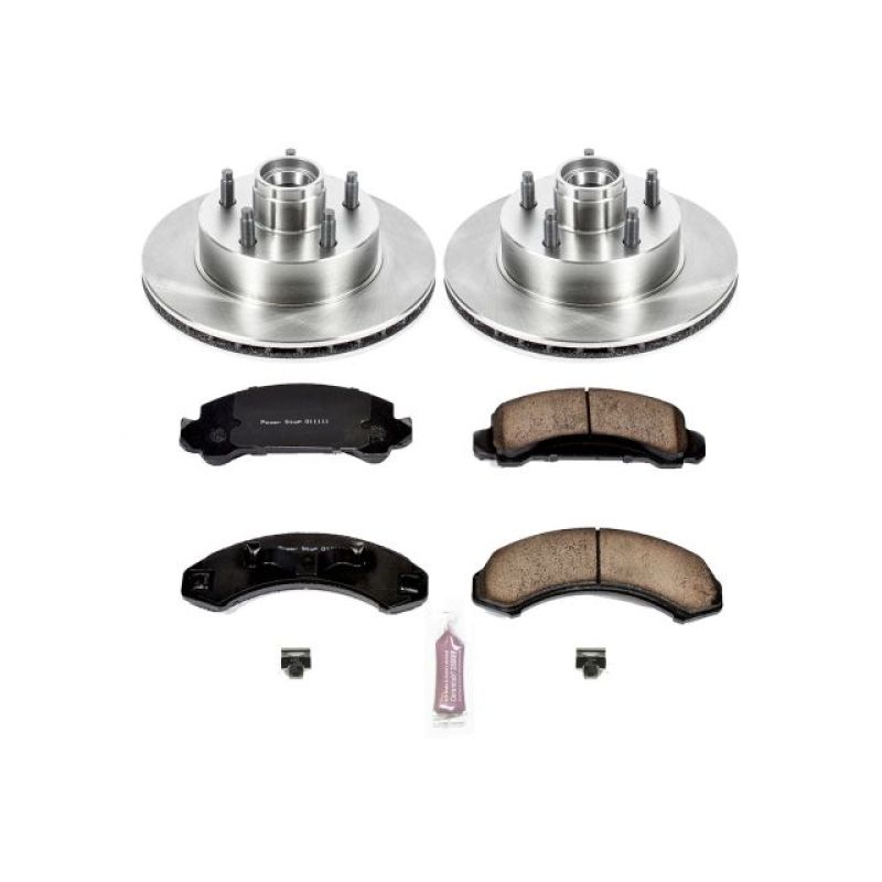 Power Stop 90-97 Ford Aerostar Front Autospecialty Brake Kit-Brake Kits - OE-Grocery Getter Performance
