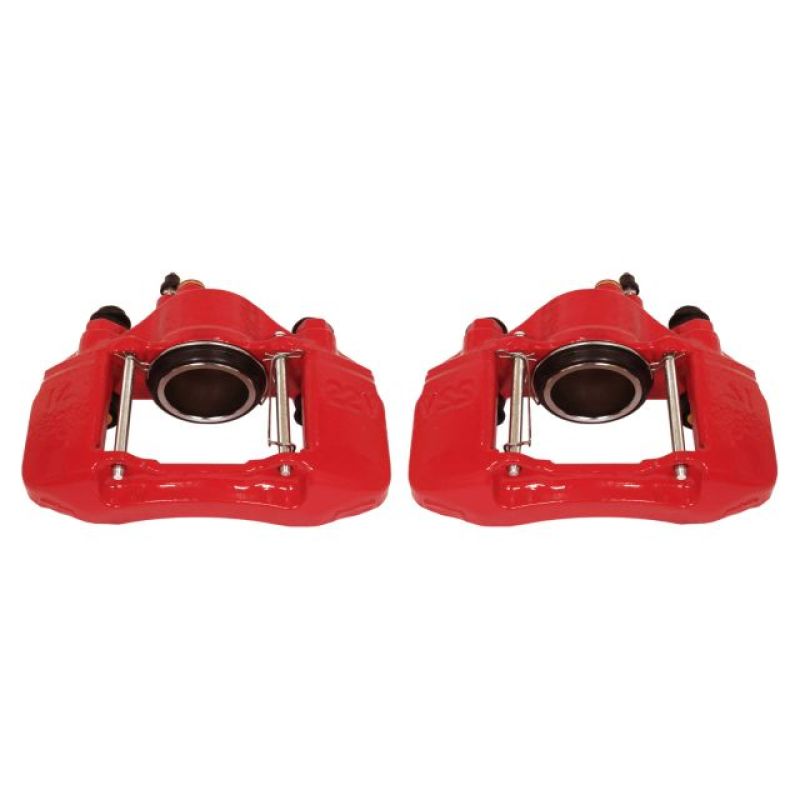 Power Stop 91-03 Ford Escort Front Red Calipers w/o Brackets - Pair-Brake Calipers - Perf-Grocery Getter Performance