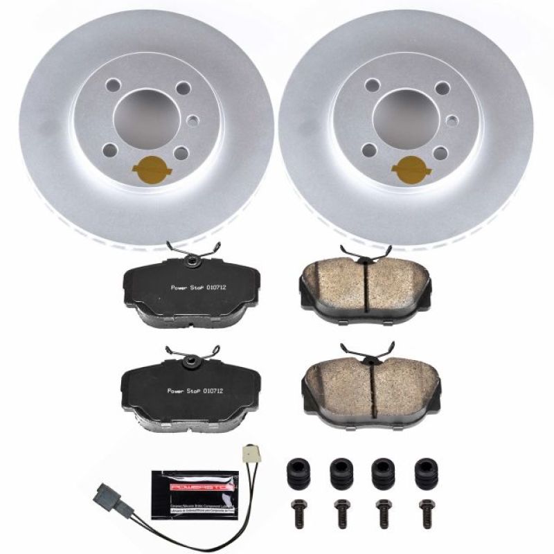 Power Stop 91-92 BMW 318i Front Z23 Evolution Sport Coated Brake Kit-Brake Kits - Performance D&S-Grocery Getter Performance