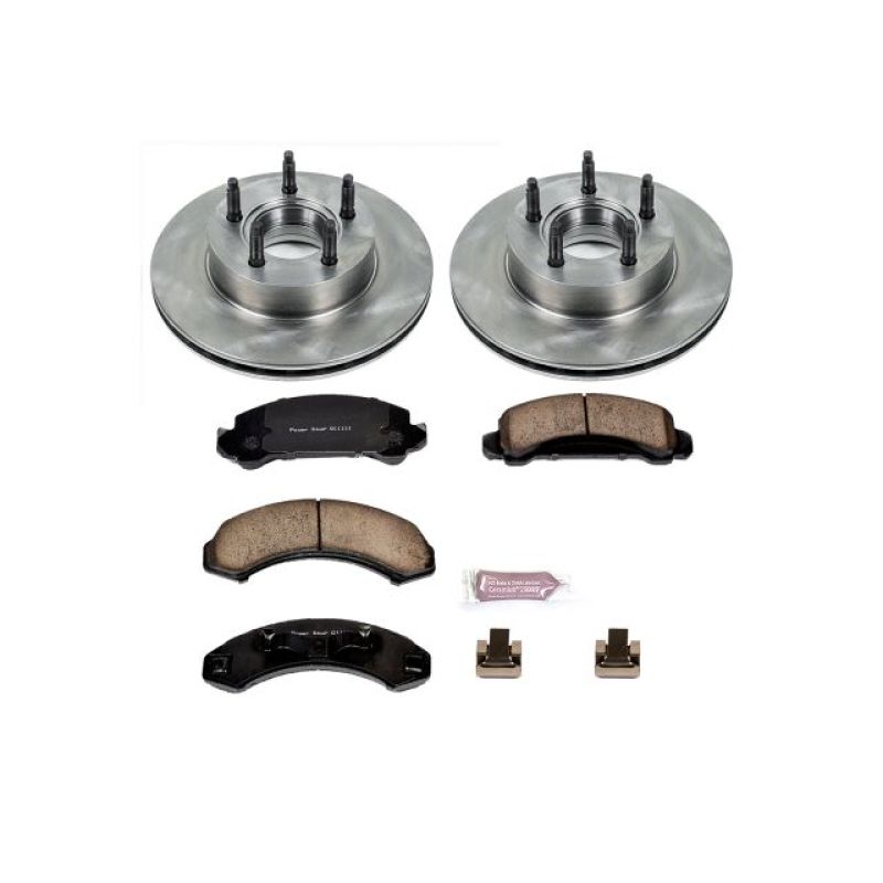 Power Stop 91-92 Ford Explorer Front Autospecialty Brake Kit-Brake Kits - OE-Grocery Getter Performance