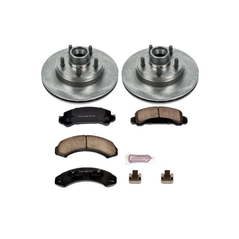 Power Stop 91-94 Ford Explorer Front Autospecialty Brake Kit-Brake Kits - OE-Grocery Getter Performance