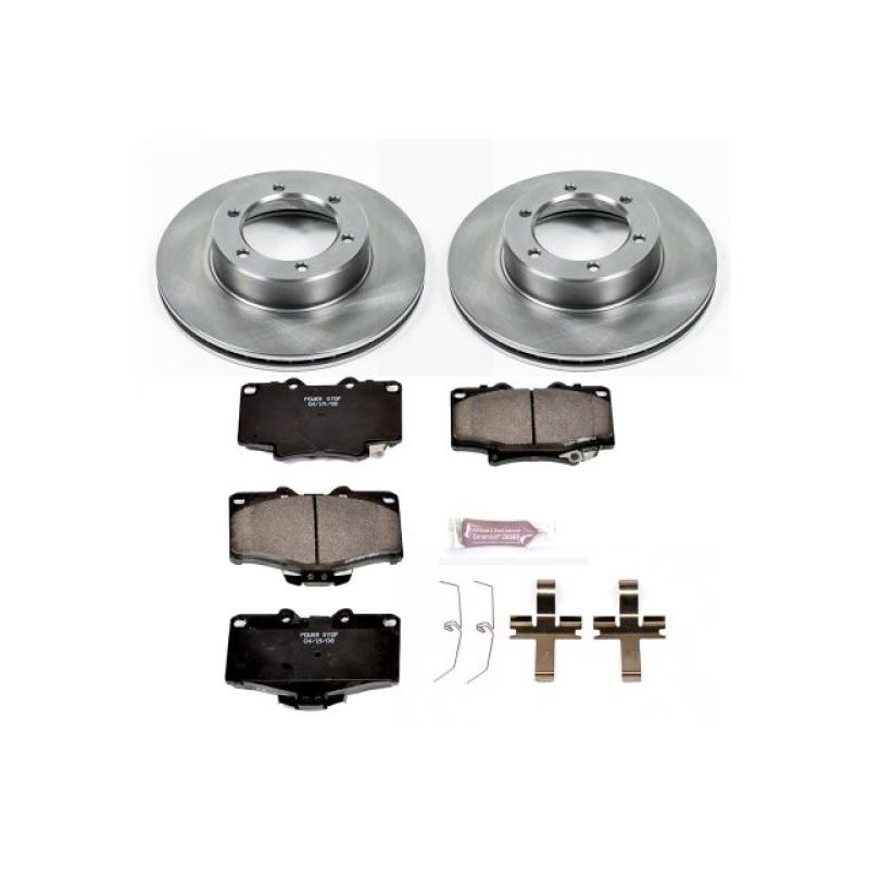 Power Stop 91-95 Toyota 4Runner Front Autospecialty Brake Kit-Brake Kits - OE-Grocery Getter Performance