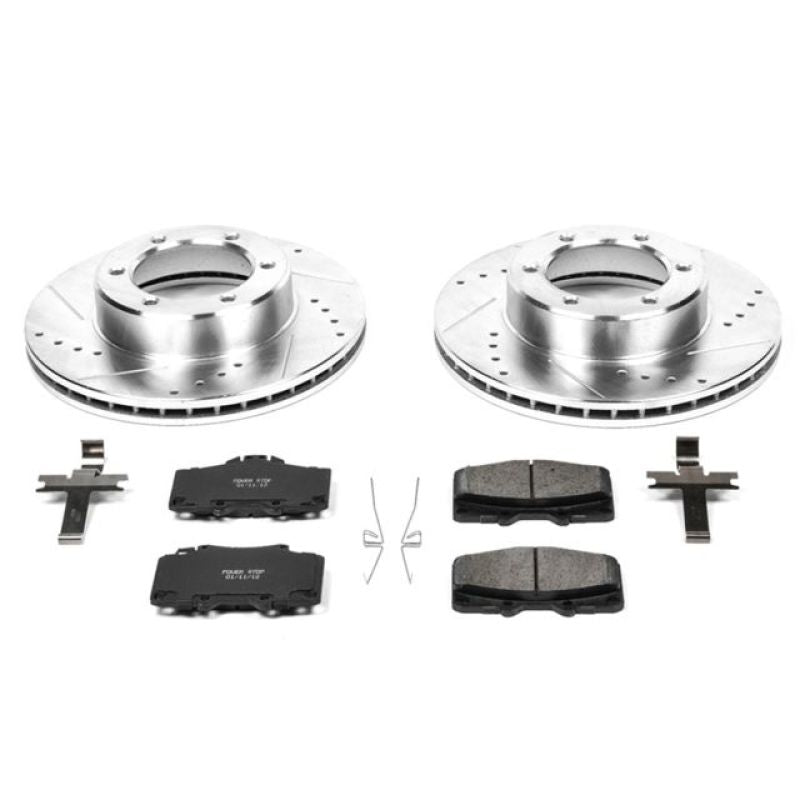 Power Stop 91-95 Toyota 4Runner Front Z23 Evolution Sport Brake Kit-Brake Kits - Performance D&S-Grocery Getter Performance