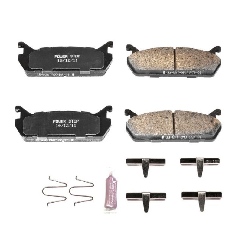 Power Stop 91-96 Ford Escort Rear Z23 Evolution Sport Brake Pads w/Hardware-Brake Pads - Performance-Grocery Getter Performance