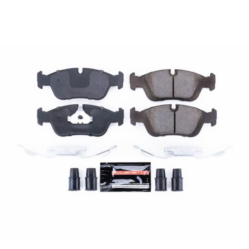 Power Stop 91-98 BMW 318i Front Z23 Evolution Sport Brake Pads w/Hardware-Brake Pads - Performance-Grocery Getter Performance