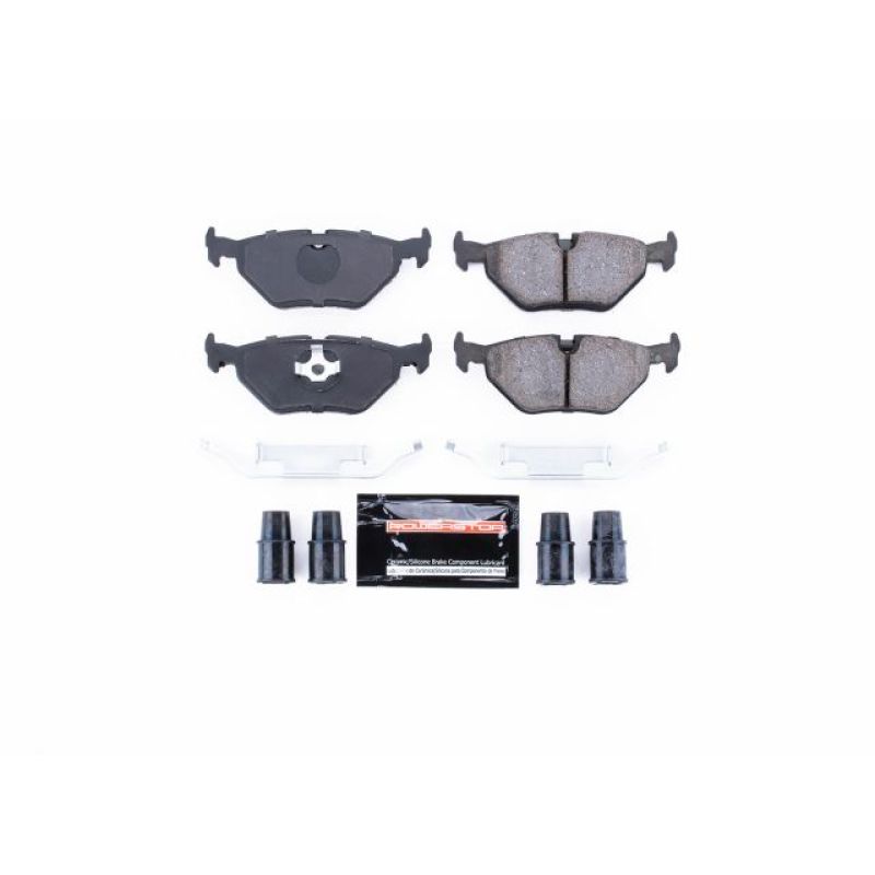 Power Stop 91-98 BMW 318i Rear Z23 Evolution Sport Brake Pads w/Hardware-Brake Pads - Performance-Grocery Getter Performance
