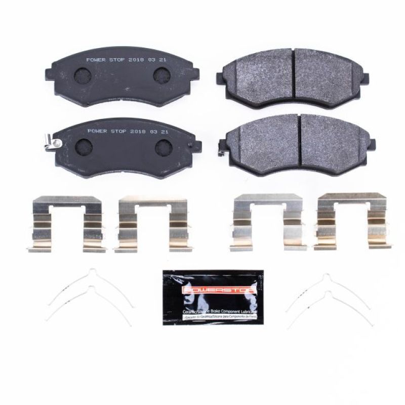 Power Stop 92-01 Hyundai Elantra Front Track Day SPEC Brake Pads-Brake Pads - Racing-Grocery Getter Performance