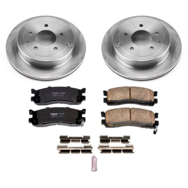 Power Stop 92-95 Mazda 929 Rear Autospecialty Brake Kit-Brake Kits - OE-Grocery Getter Performance