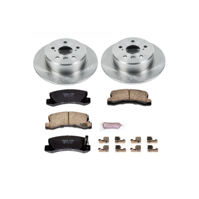 Power Stop 92-96 Lexus ES300 Rear Autospecialty Brake Kit-Brake Kits - OE-Grocery Getter Performance